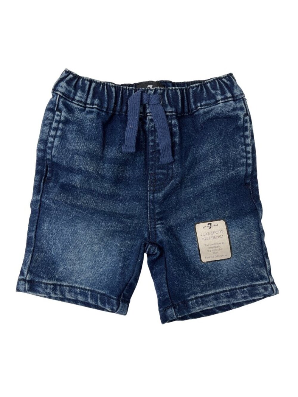 Seven For All Mankind Baby Boys Luxe Sport Knit Denim Shorts